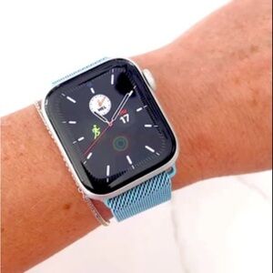 METALLIC ZEBRA PRINT STRAP FOR APPLE WATCH